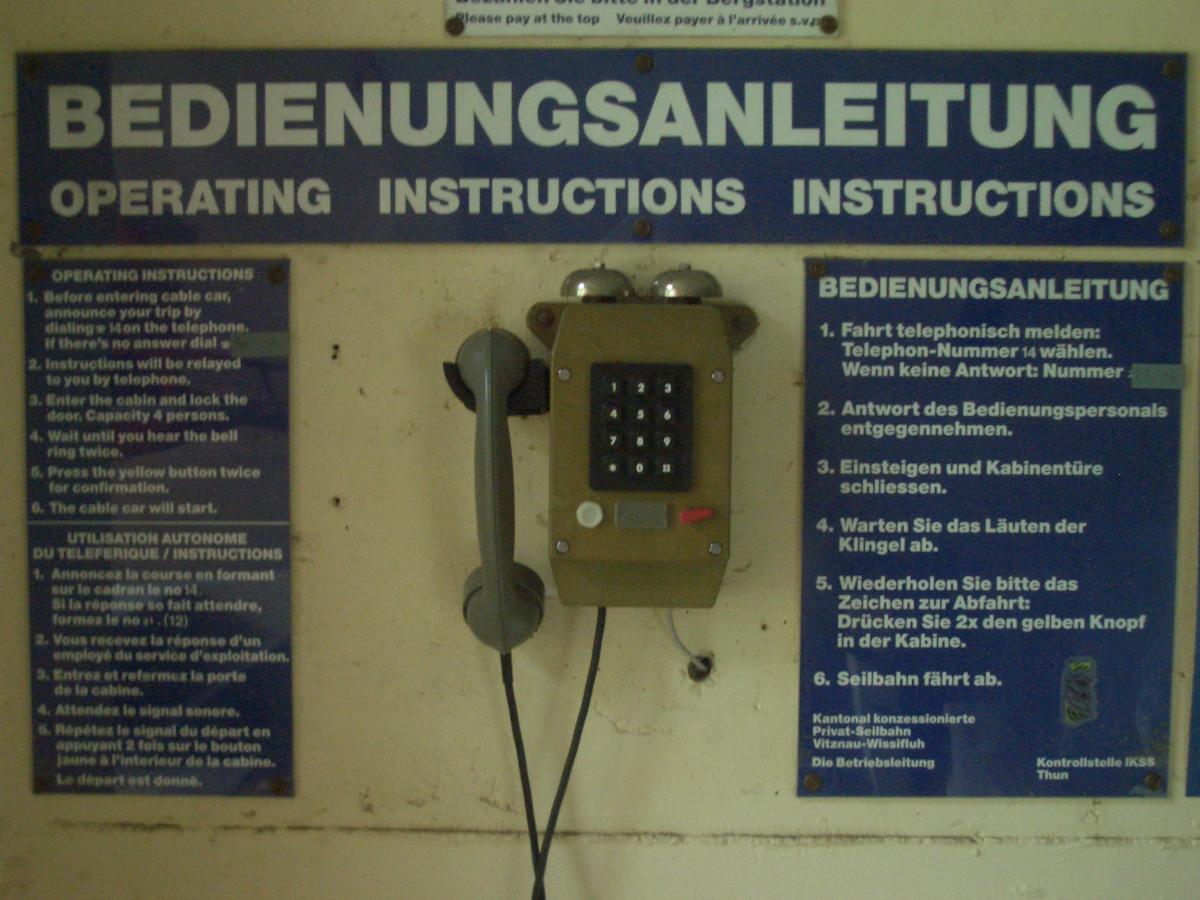 Infotafeln Talstation