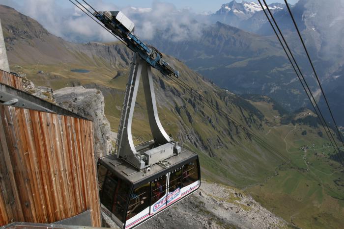vue de la station amont, cabine