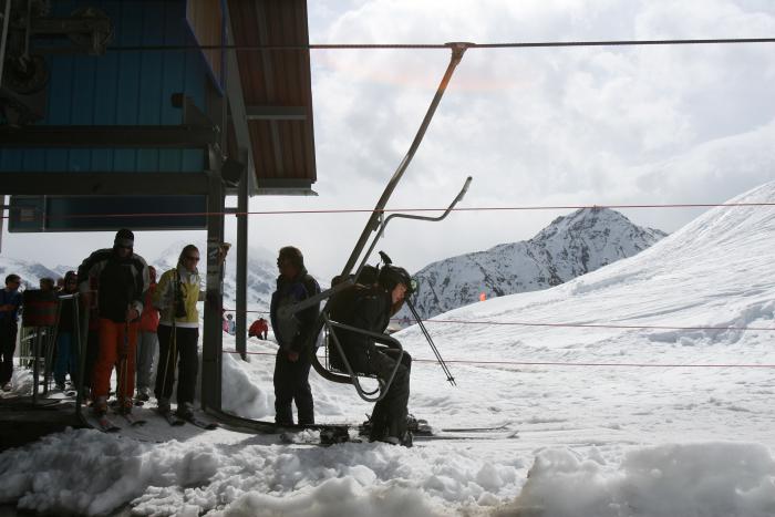 station aval, siège