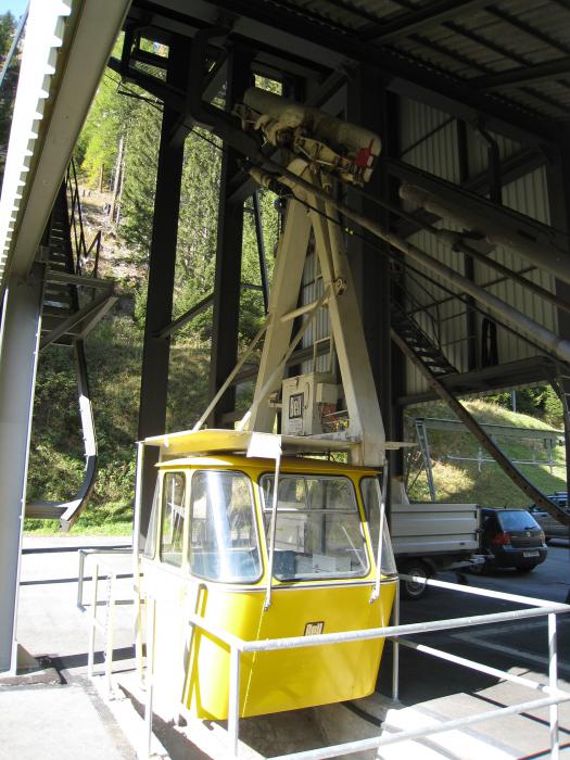 Talstation, Kabine