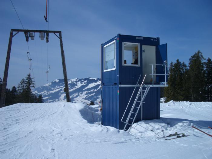 cabine de surveillance de la station amont