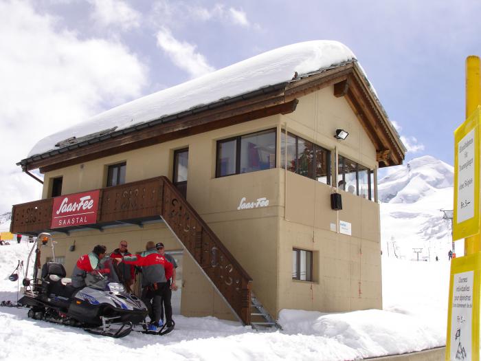 cabina di sorveglianza della stazione a valle