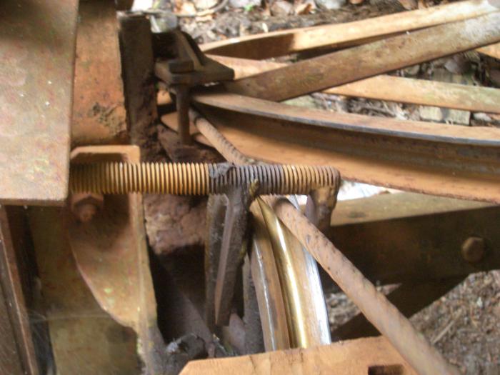 guida della fune alla stazione a valle